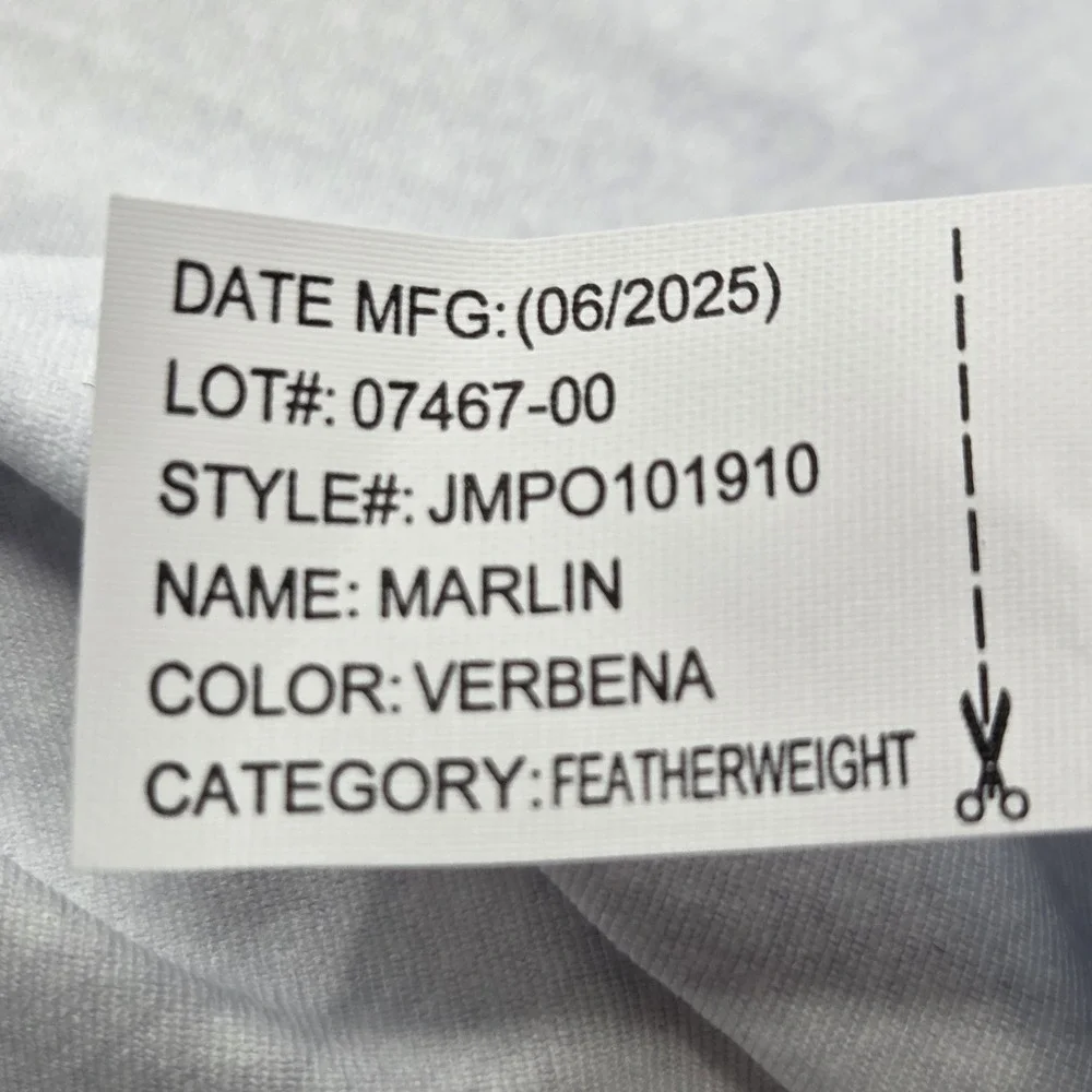 NEW Johnnie-O Featherweight Marlin Golf Polo Shirt Men Large Purple Geo AOP NWT